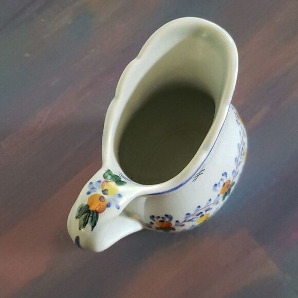 Small Vintage Decorative Porcelain Pitcher - Picture 3 of 6